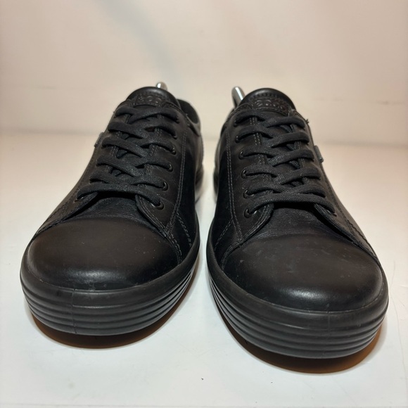 Ecco Mens Black Soft 7 Tred Low Gore-Tex Leather Sneaker Size US 11 And EU 45 - Picture 6 of 11